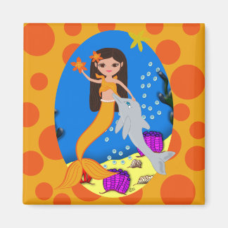 Sofia de Oranje zeemeermin en Dolphin Magnet Magneet