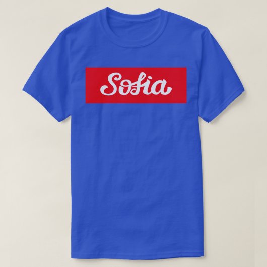 Sofia Mijn naam is Sofia 1 T-shirt (Design voorkant)