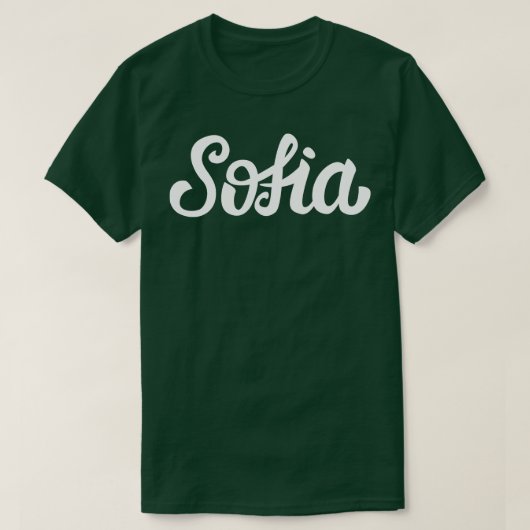 Sofia, mijn naam is Sofia T-shirt (Design voorkant)