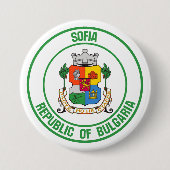 Sofia Round Emblem Ronde Button 7,6 Cm (Voorkant)