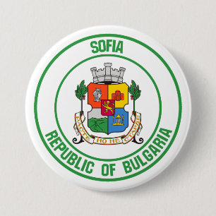 Sofia Round Emblem Ronde Button 7,6 Cm