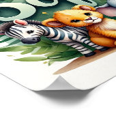 Sofia Safari-kinderkamer muurkunst Poster (Hoek)