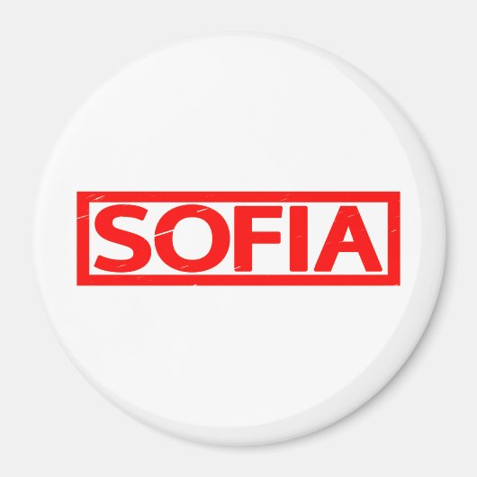 Sofia Stamp Magneet (Voorkant)