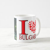 Sofia, Visite Bulgarie J'Aime Le Café Mug (Devant droit)