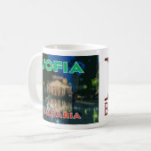 Sofia, Visite Bulgarie J'Aime Le Café Mug (Devant gauche)