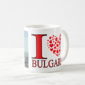 Sofia, Visite Bulgarie J'Aime Le Café Mug (Devant droit)