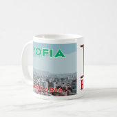 Sofia, Visite Bulgarie J'Aime Le Café Mug (Devant gauche)