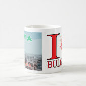Sofia, Visite Bulgarie J'Aime Le Café Mug (Centre)