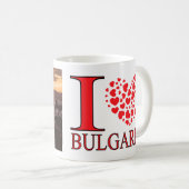 Sofia, Visite Bulgarie J'Aime Le Café Mug (Devant droit)