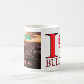 Sofia, Visite Bulgarie J'Aime Le Café Mug (Centre)