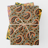 Sofia, Zinnias en Taos Shift Inpakpapier Vel (In situ)