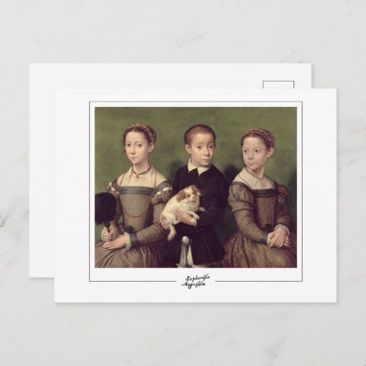 Sofonisba Anguissola #20 - Kunstmatig Briefkaart (Voorkant / Achterkant)