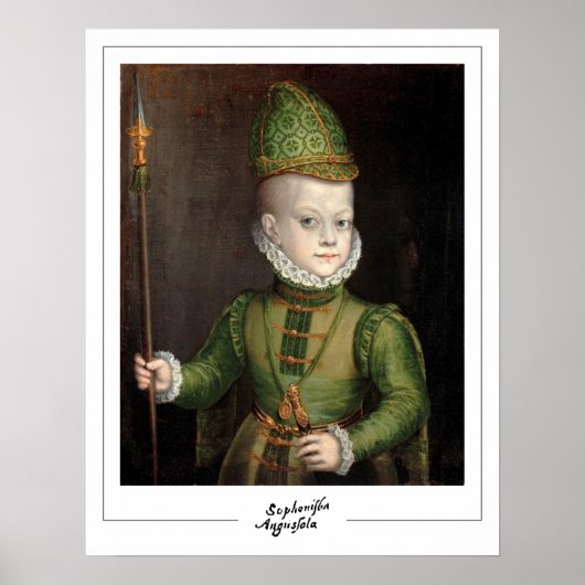 Sofonisba Anguissola Affiche d'art Zedign #21 (Devant)