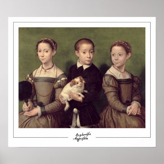 Sofonisba Anguissola Zedign Affiche d'art #20 (Devant)