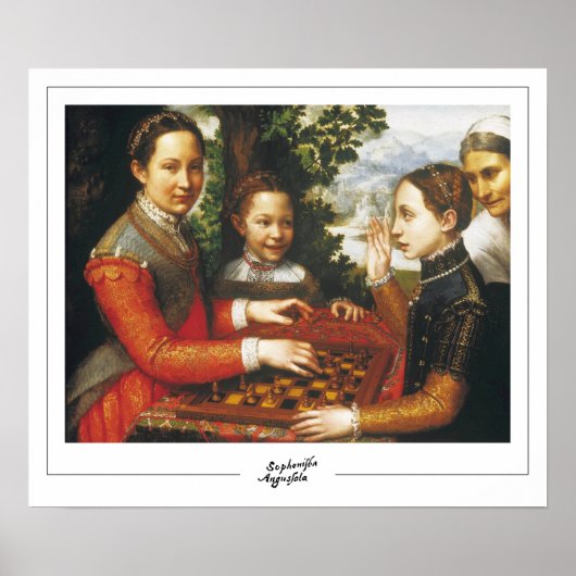 Sofonisba Anguissola Zedign Art Poster #8 (Voorkant)