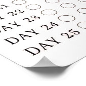 Soft 75 Challenge Habit Tracker Poster (Hoek)