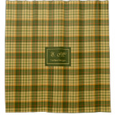 Soft À damiers rideau Nom personnalisé Chute Keeps (Devant)