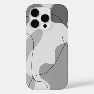 Soft Abstract Design – Minimale esthetische kunst iPhone 16 Pro Hoesje