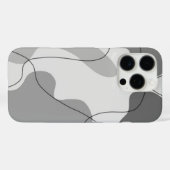 Soft Abstract Design – Minimale esthetische kunst Case-Mate iPhone Case (Achterkant (horizontaal))