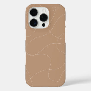 Soft Abstract Design – Minimale esthetische kunst iPhone 16 Pro Hoesje