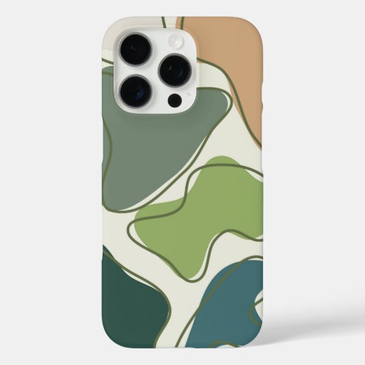 Soft Abstract Heart Design – Minimale esthetische Case-Mate iPhone Case (Achterkant)