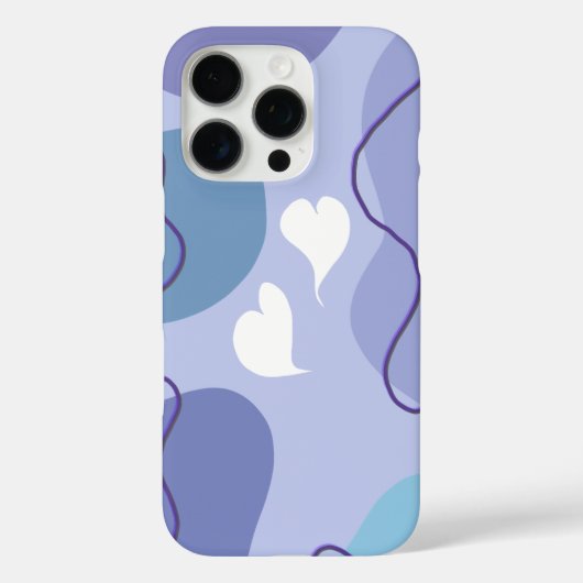 Soft Abstract Heart Design – Minimale esthetische  Case-Mate iPhone Case (Achterkant)
