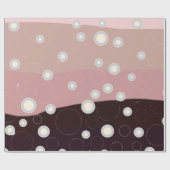 Soft Abstract Waves & Bubbles – Modern Minimalist Cadeaupapier (Vlak)