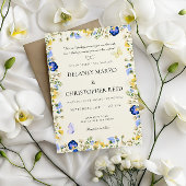 Soft And Colorful Floral Wedding Invitations