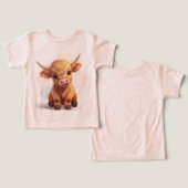 Soft and Stylish Baby T-Shirt Featuring a Happy Co (Design Recto & Verso)