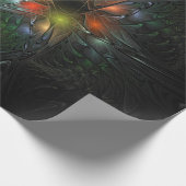 Soft and tenderness fractal fantasy flowers cadeaupapier (Hoek)