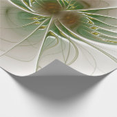 Soft and tenderness fractal fantasy flowers cadeaupapier (Hoek)