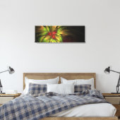 Soft and tenderness fractal fantasy flowers canvas afdruk (Insitu (Slaapkamer))