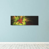 Soft and tenderness fractal fantasy flowers canvas afdruk (Insitu (Houten vloer))