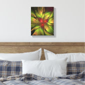 Soft and tenderness fractal fantasy flowers canvas afdruk (Insitu (Slaapkamer))