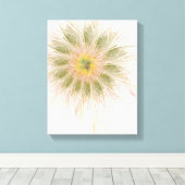 Soft and tenderness fractal fantasy flowers canvas afdruk (Insitu (Houten vloer))