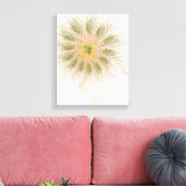 Soft and tenderness fractal fantasy flowers canvas afdruk (Insitu (Woonkamer))