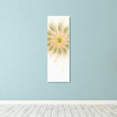 Soft and tenderness fractal fantasy flowers canvas afdruk (Insitu (Houten vloer))