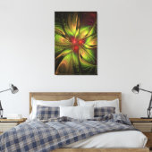 Soft and tenderness fractal fantasy flowers canvas afdruk (Insitu (Slaapkamer))