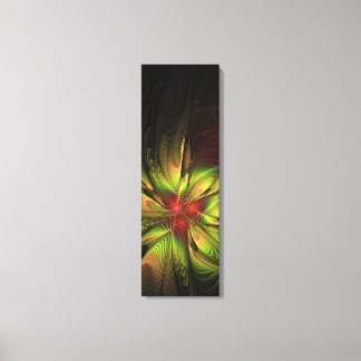 Soft and tenderness fractal fantasy flowers canvas afdruk