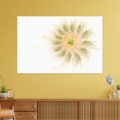Soft and tenderness fractal fantasy flowers canvas afdruk (Insitu (Woonkamer))