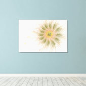 Soft and tenderness fractal fantasy flowers canvas afdruk (Insitu (Houten vloer))