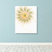 Soft and tenderness fractal fantasy flowers canvas afdruk (Insitu (Houten vloer))