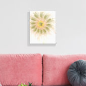 Soft and tenderness fractal fantasy flowers canvas afdruk (Insitu (Woonkamer))