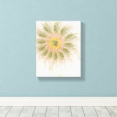 Soft and tenderness fractal fantasy flowers canvas afdruk (Insitu (Houten vloer))