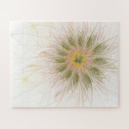Soft and tenderness fractal fantasy flowers legpuzzel