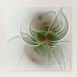 Soft and tenderness fractal fantasy flowers legpuzzel