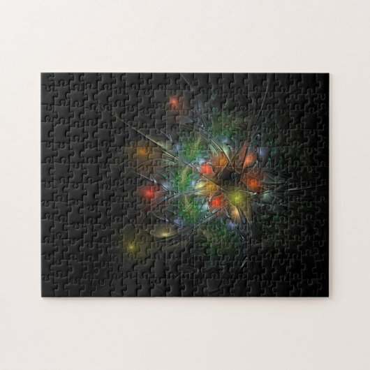 Soft and tenderness fractal fantasy flowers legpuzzel (Horizontaal)