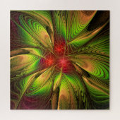 Soft and tenderness fractal fantasy flowers legpuzzel (Horizontaal)