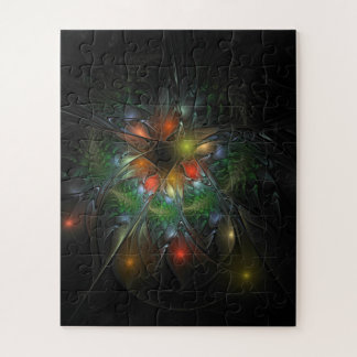 Soft and tenderness fractal fantasy flowers legpuzzel