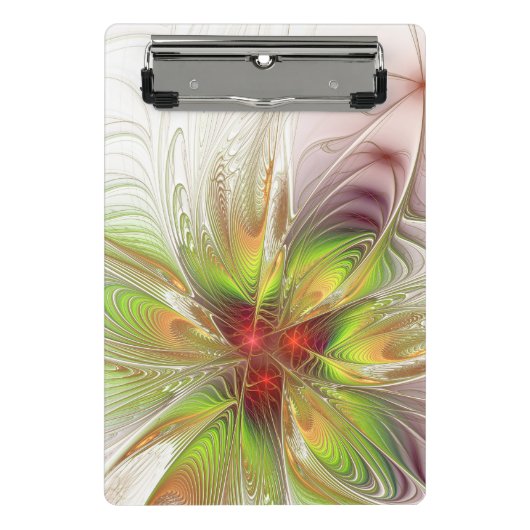 Soft and tenderness fractal fantasy flowers mini klembord (Voorkant)